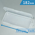 Plastic Compartment Box 1 Grid, Hanging Hole, 7.2x3x0.9 inch