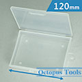 Plastic Compartment Box 1 Grid, Hanging Hole, 4.7x3.5x0.8 inch