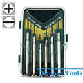 6-Piece Screwdriver Set for Watch Repair Slotted Philips w/ Case