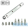 8 In 1 Ultra Thin Ratchet Wrench Set