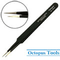 ESD-safe Stainless Steel Non-Magnetic Tweezers Pointed Straight Tip