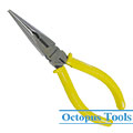 Long Nose Pliers Serrated with Cutter & Stripper 6