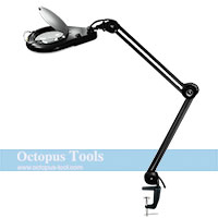 Magnifier Lamp w/ Clamp 100~240V ESD Safe 5X