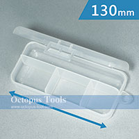 Plastic Box ( 4 compartments, 127 x 56 x 28 mm)