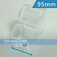 Mini Clip-On Plastic Box, For Plumber & Electritian, 3.7x2.8x2.6 inch