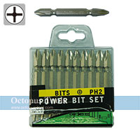 Double-Ended #2 Philips Screwdriver Power Bit 65mm Long