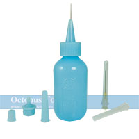 Antistatic Solvent Flux Dispenser Needle Tip Blue 2oz