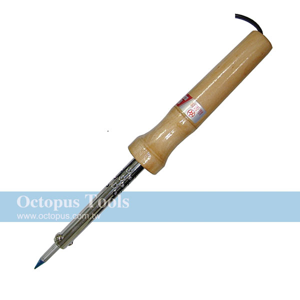 Soldering Iron with Wooden Handle 110V 60W
