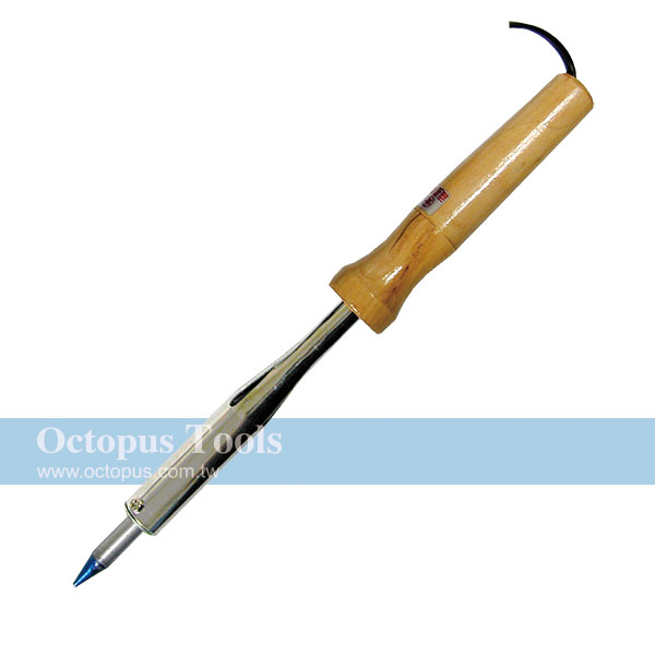 Soldering Iron with Wooden Handle 110V 100W