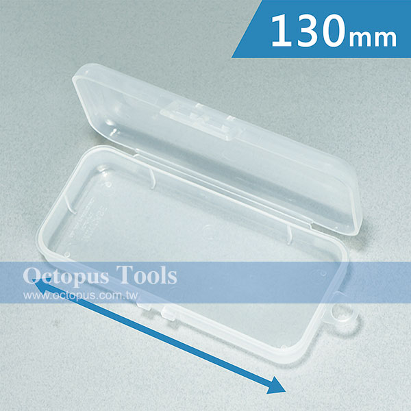 Plastic Compartment Box 1 Grid, Hanging Hole, 5.1x2.4x1.1 inch
